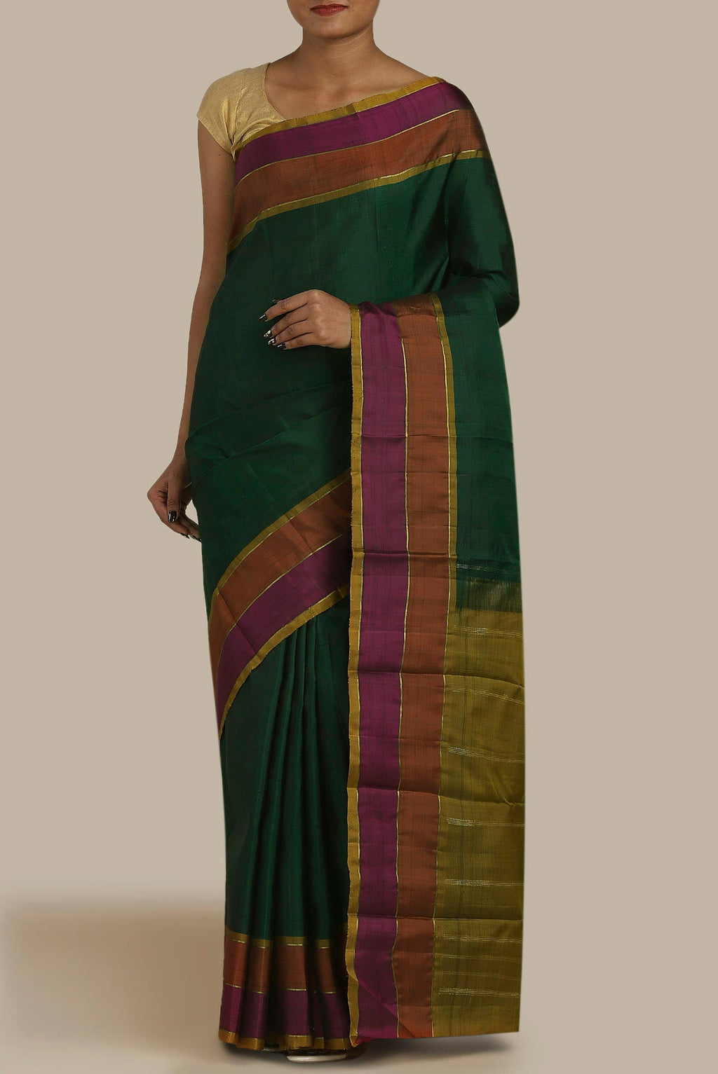 Green Kanchipuram Silk Saree