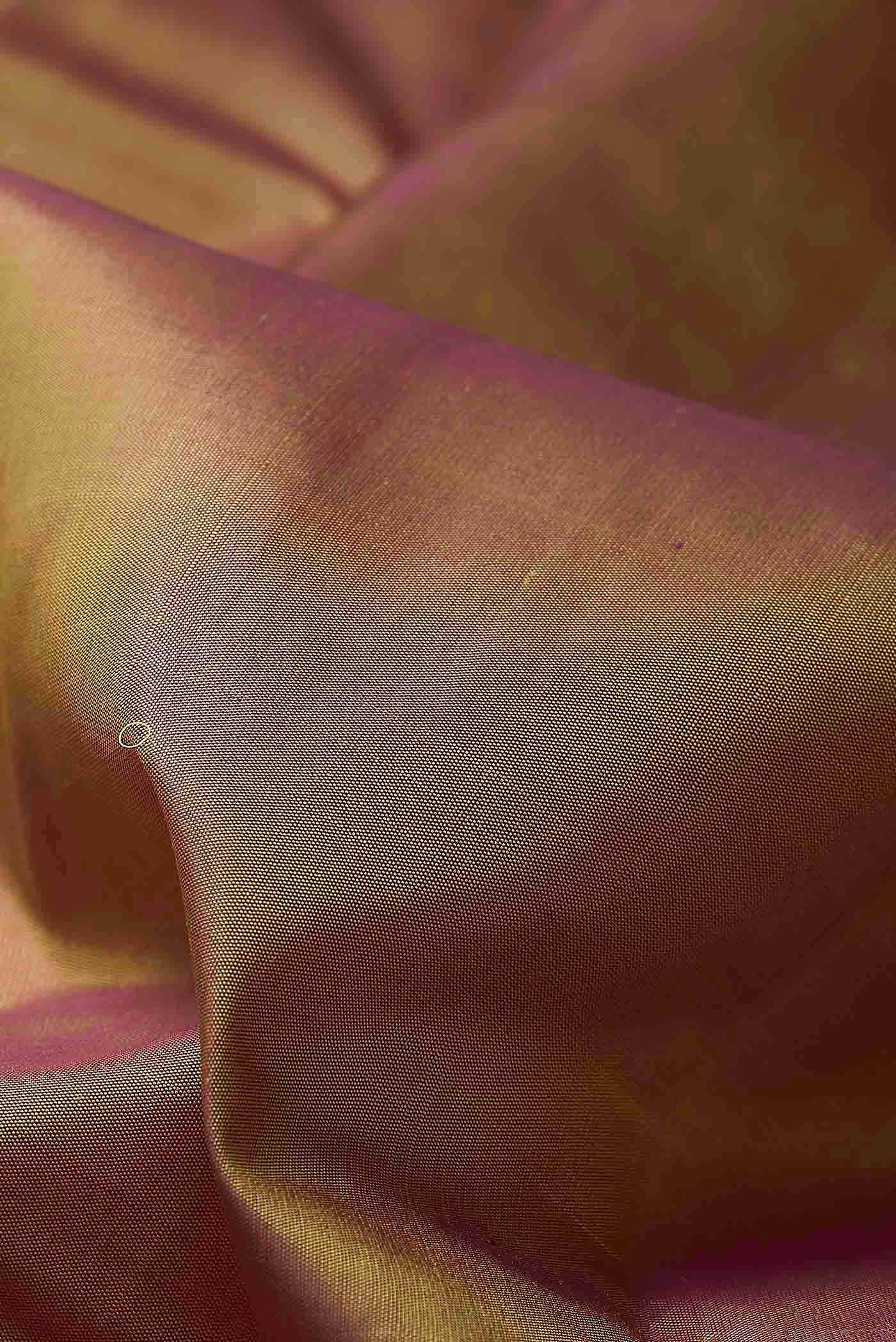 Orange Banarasi Katan Silk Saree