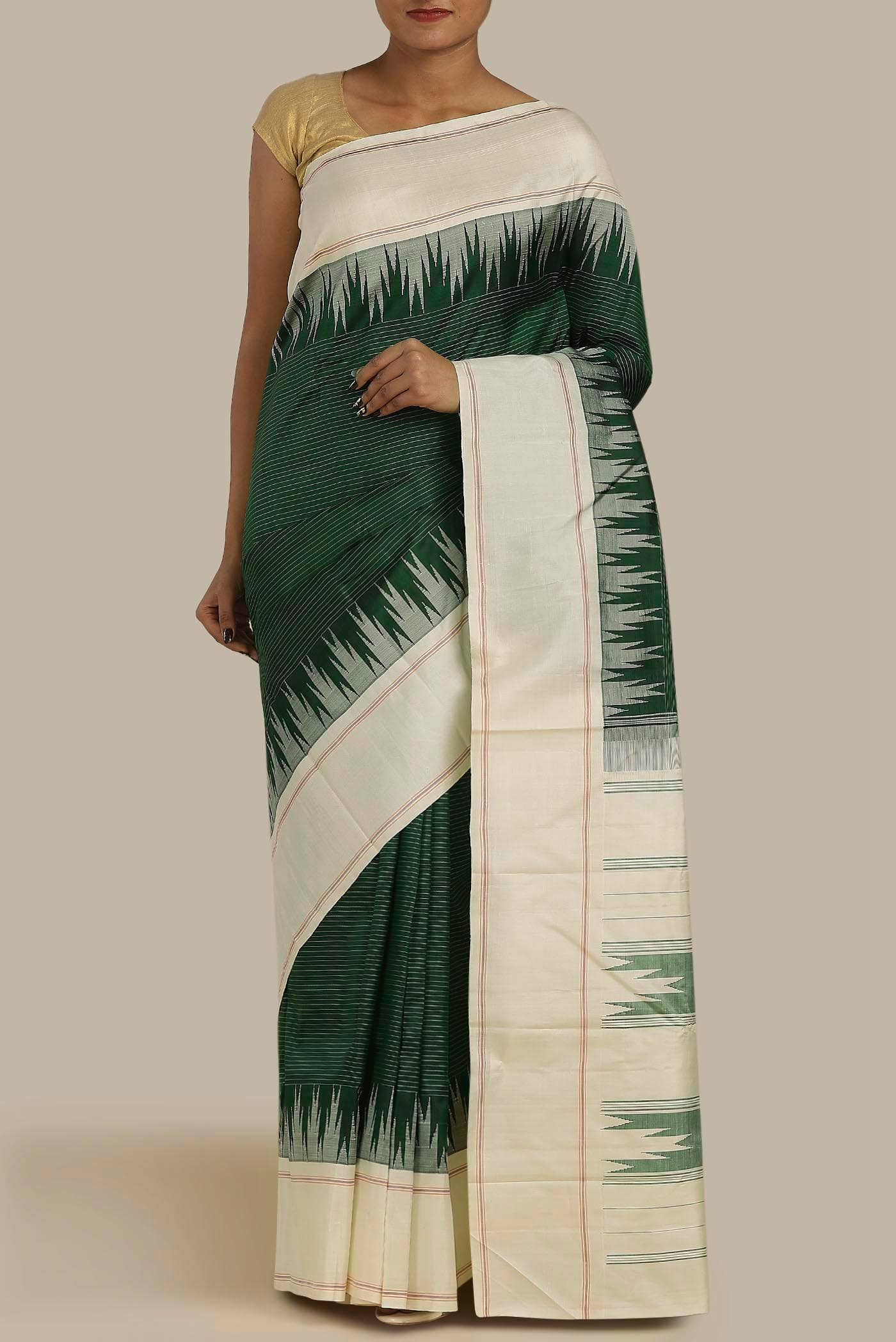 Green Kanchipuram Silk Saree