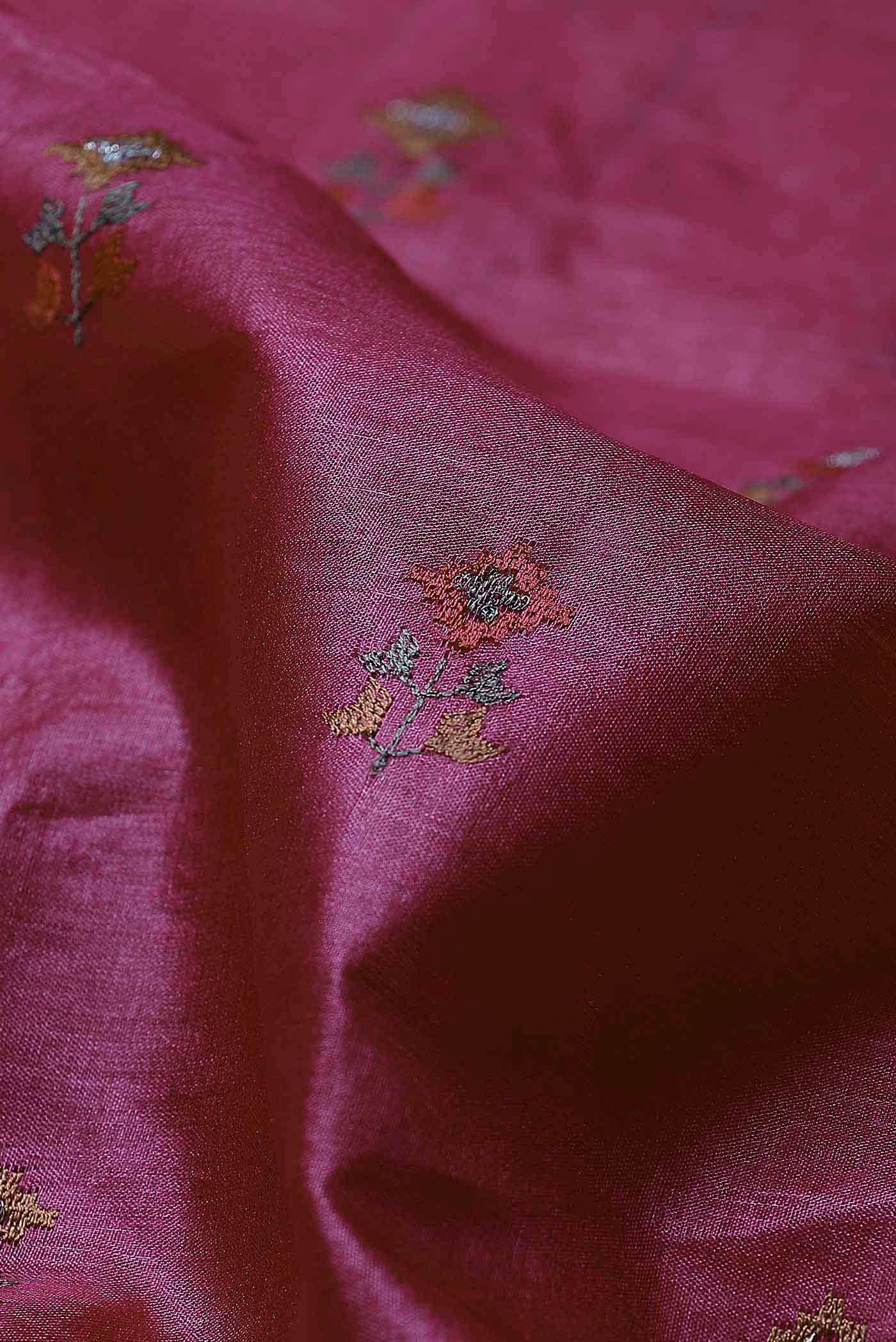 Pink Banarasi Raw Silk Saree