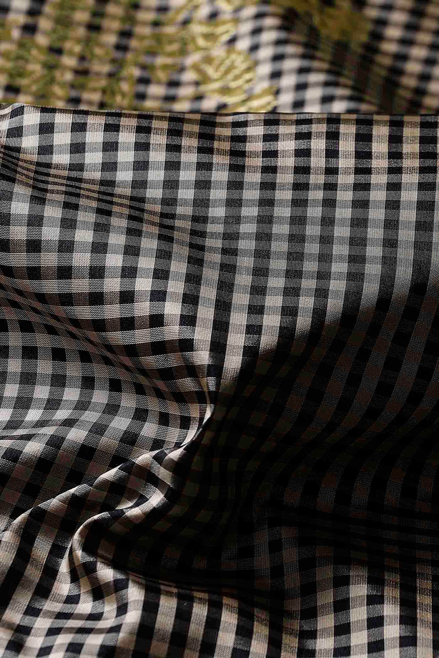 Black Banarasi Silk Saree