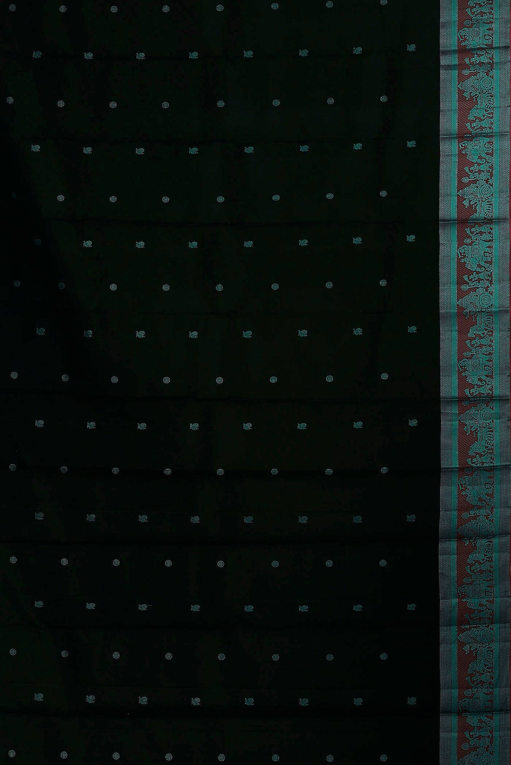 Black Kanchipuram Silk Saree