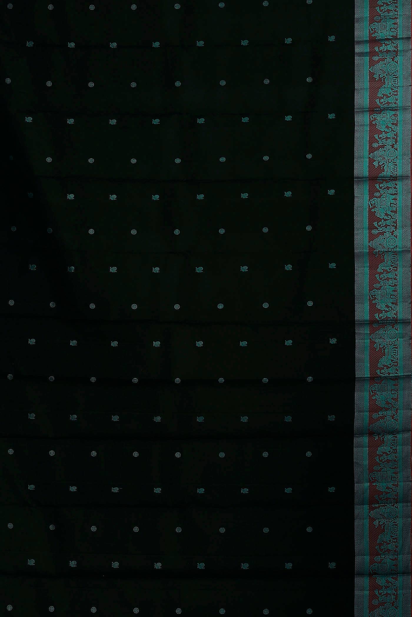 Black Kanchipuram Silk Saree