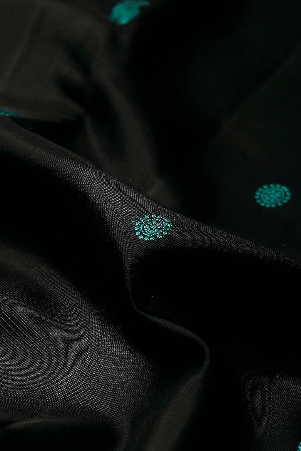 Black Kanchipuram Silk Saree