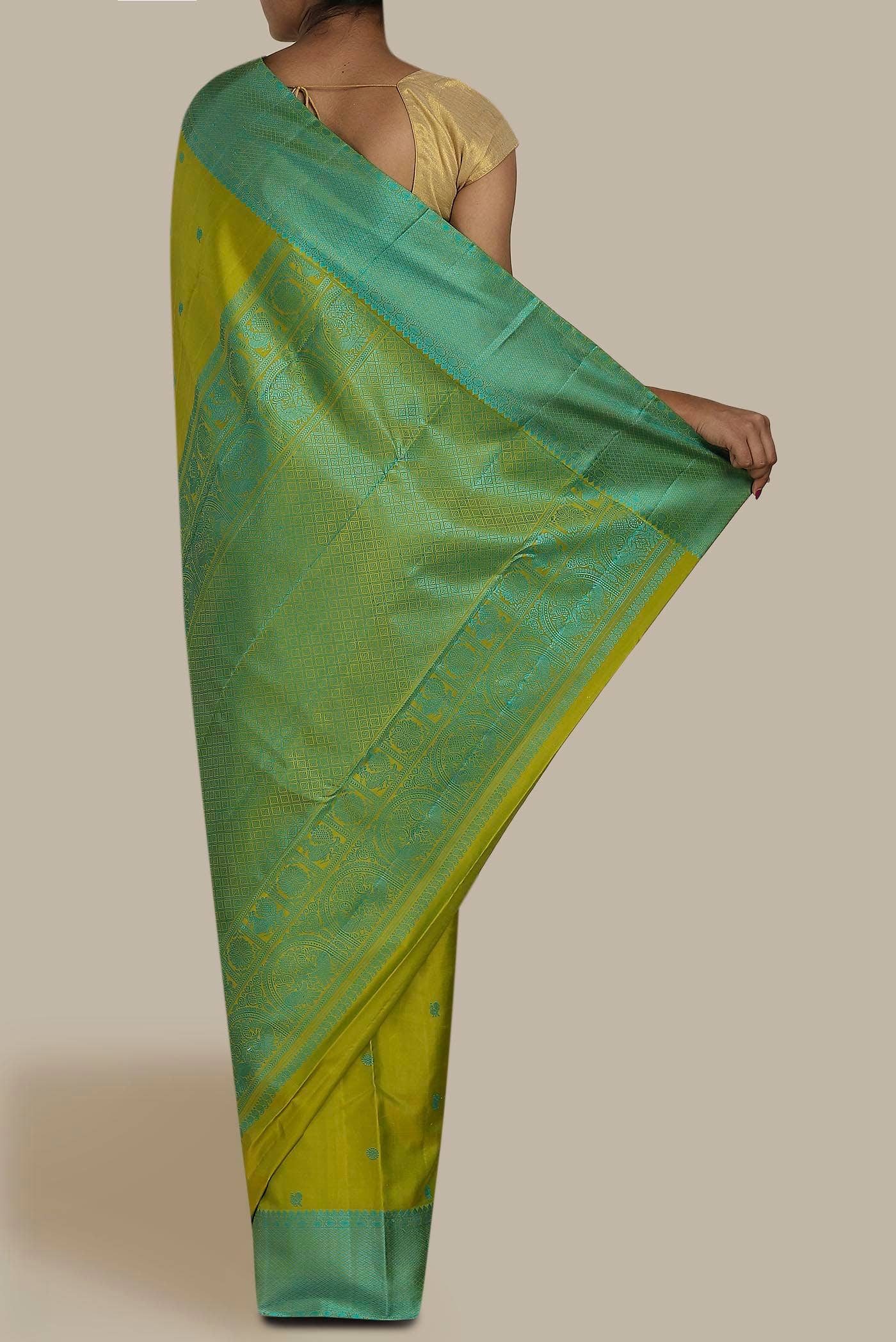 Green Kanchipuram Silk Saree