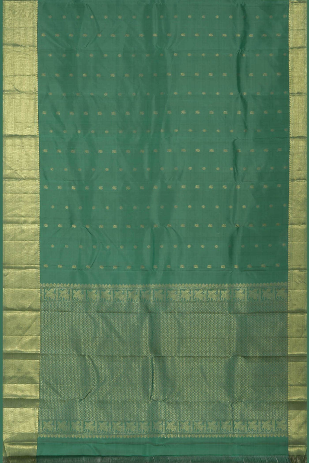 Green Kanchipuram Silk Saree