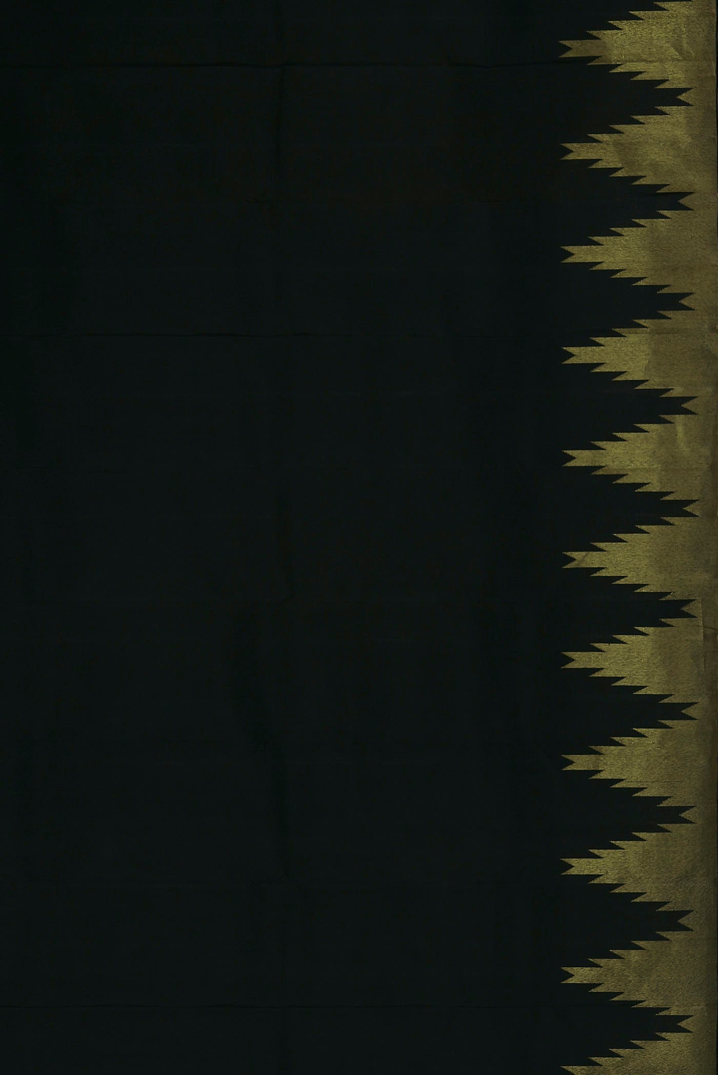 Black Kanchipuram Silk Saree
