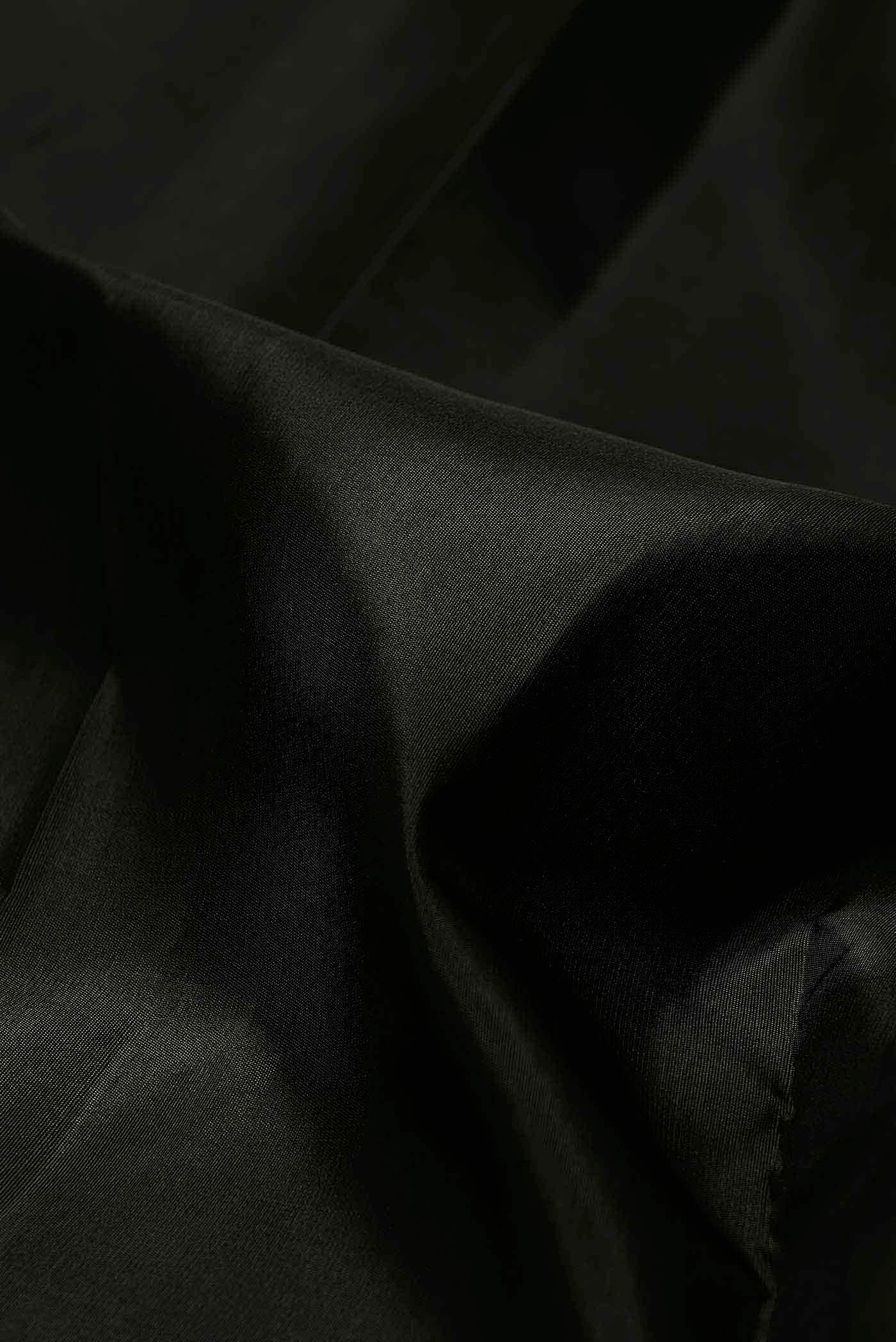 Black Kanchipuram Silk Saree