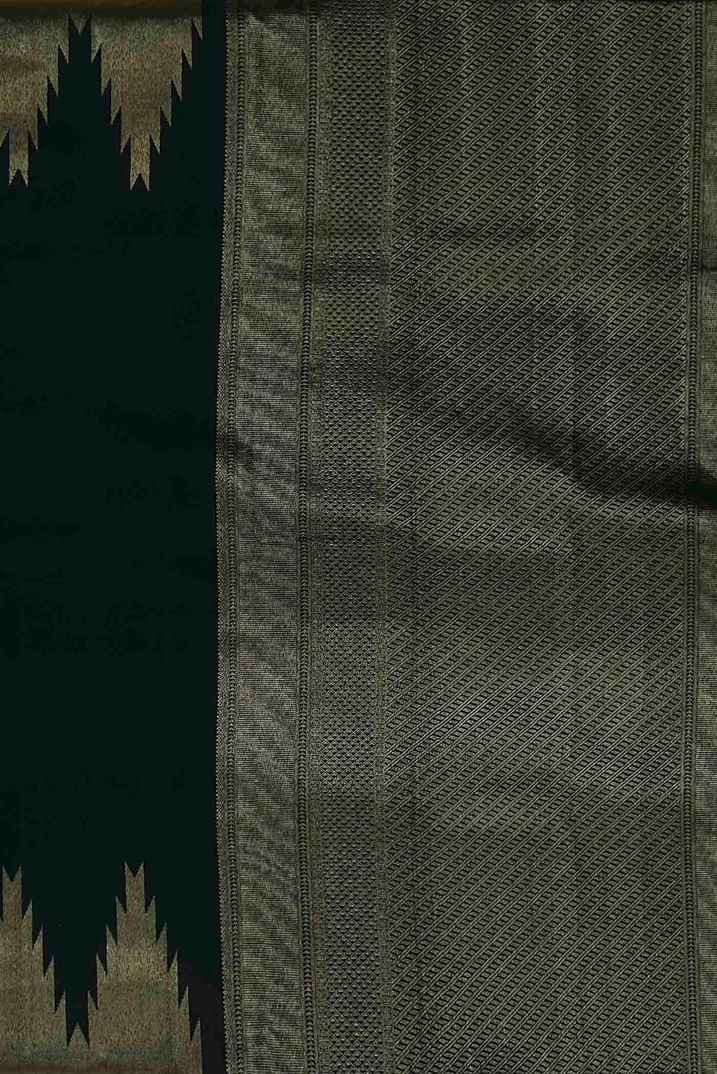 Black Kanchipuram Silk Saree