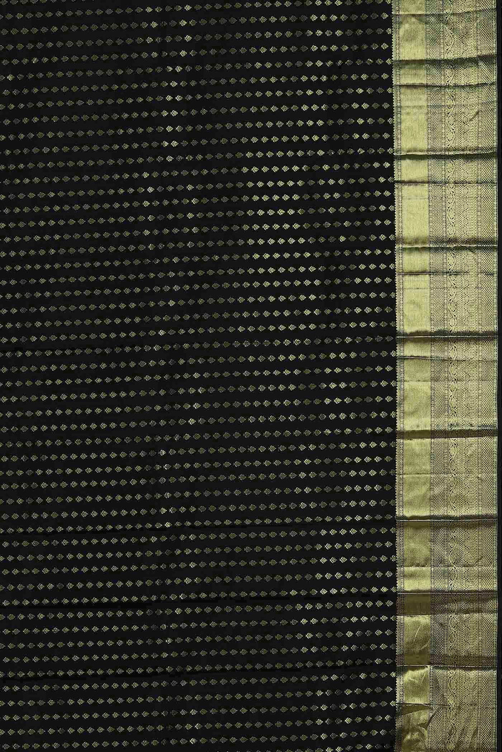 Black Kanchipuram Silk Saree