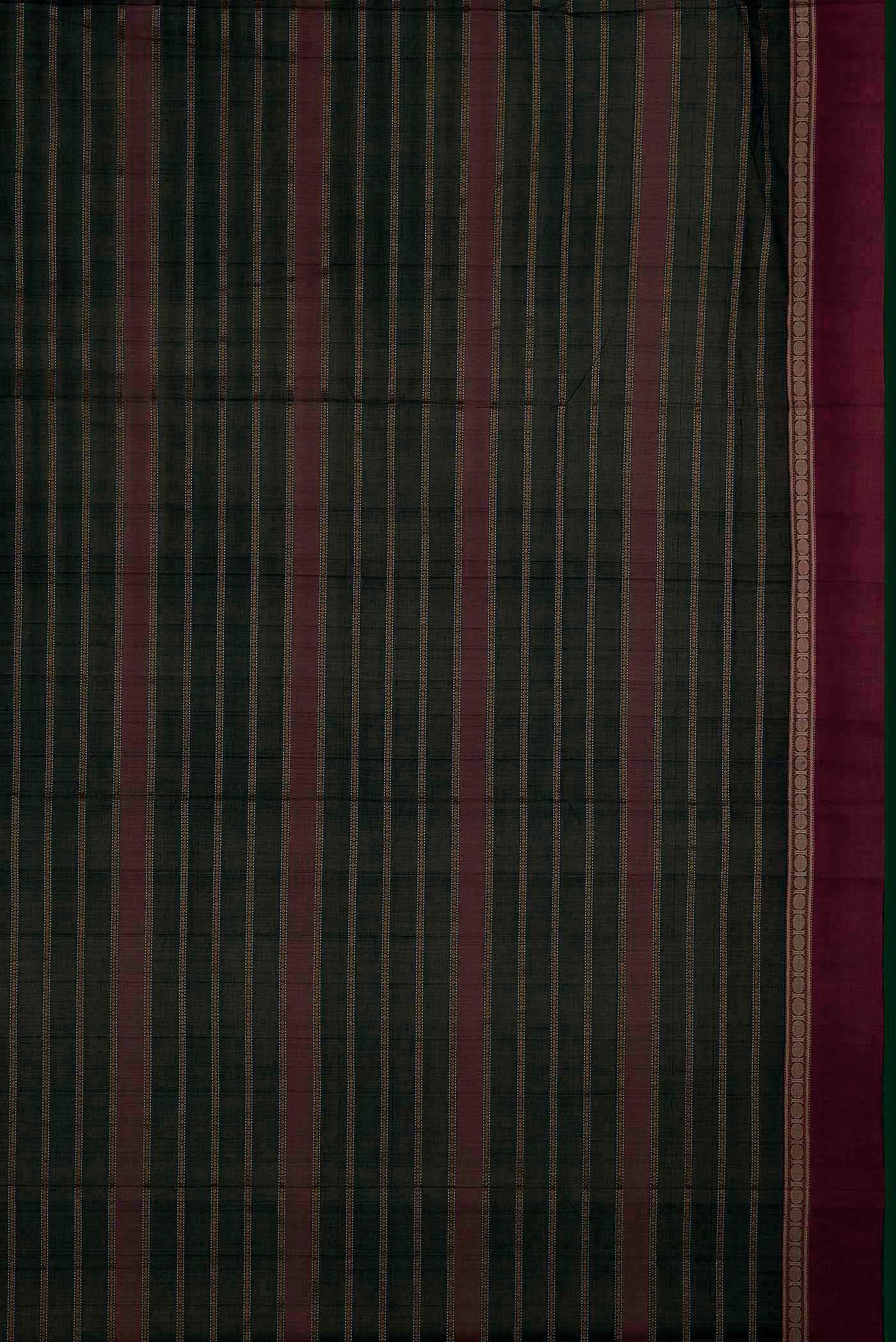 Black Cotton Saree