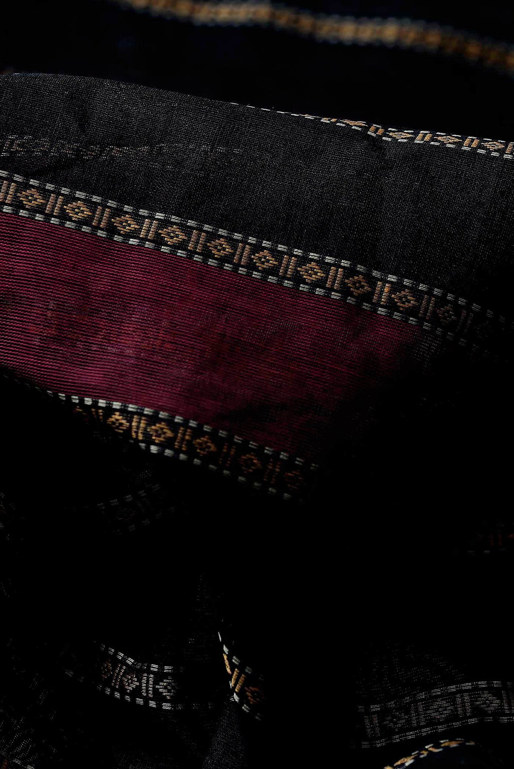 Black Cotton Saree
