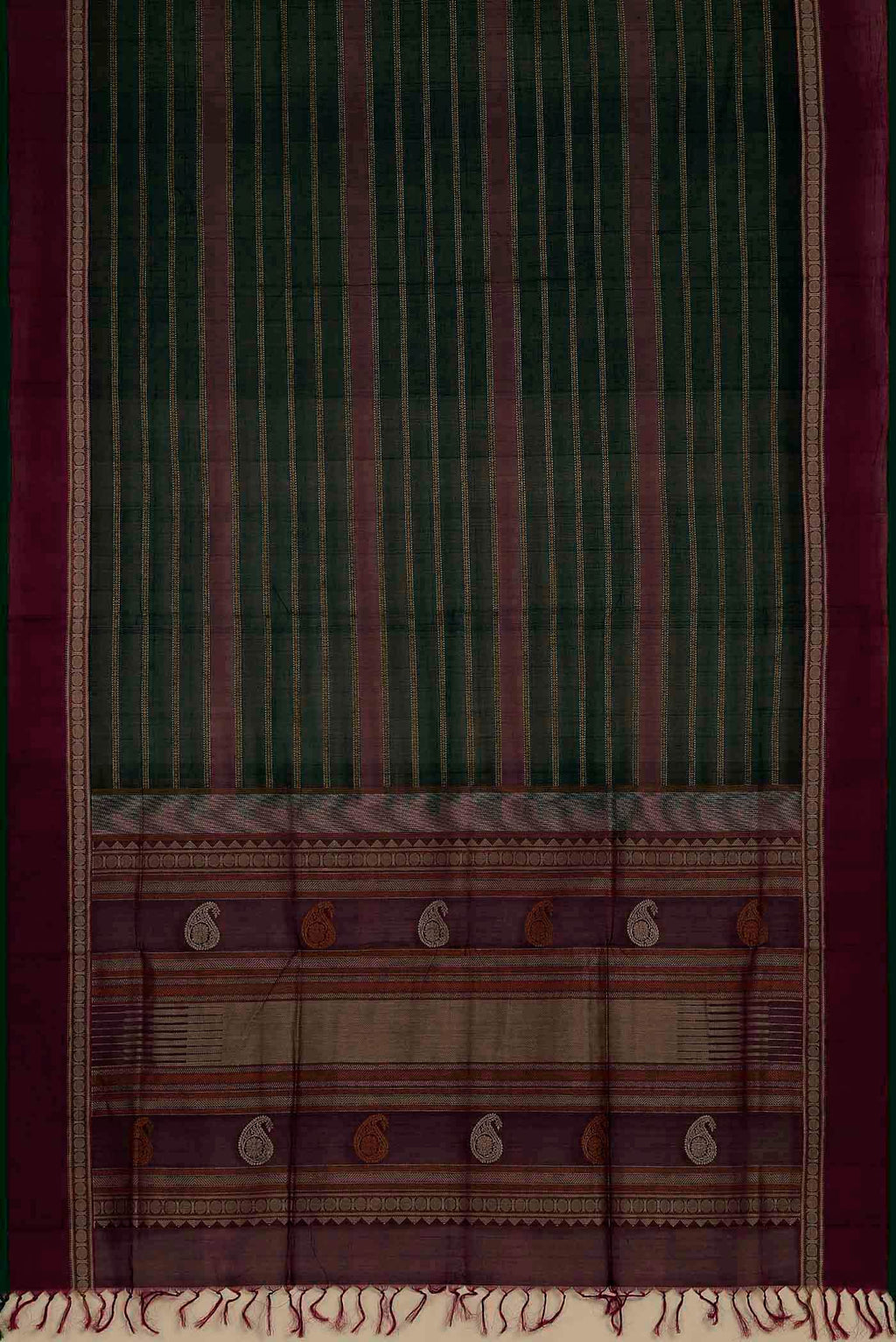 Black Cotton Saree