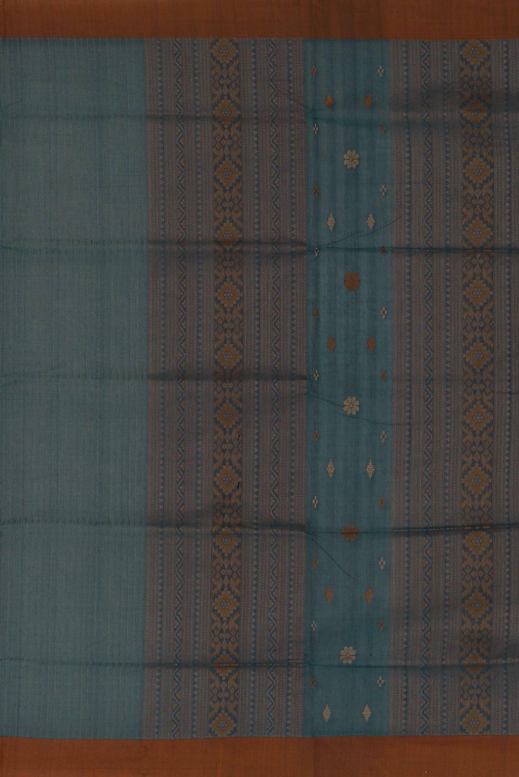 Blue Coimbatore Cotton Saree