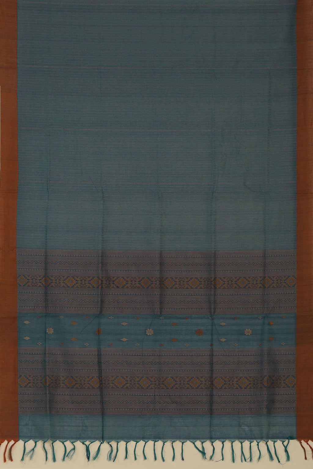 Blue Coimbatore Cotton Saree