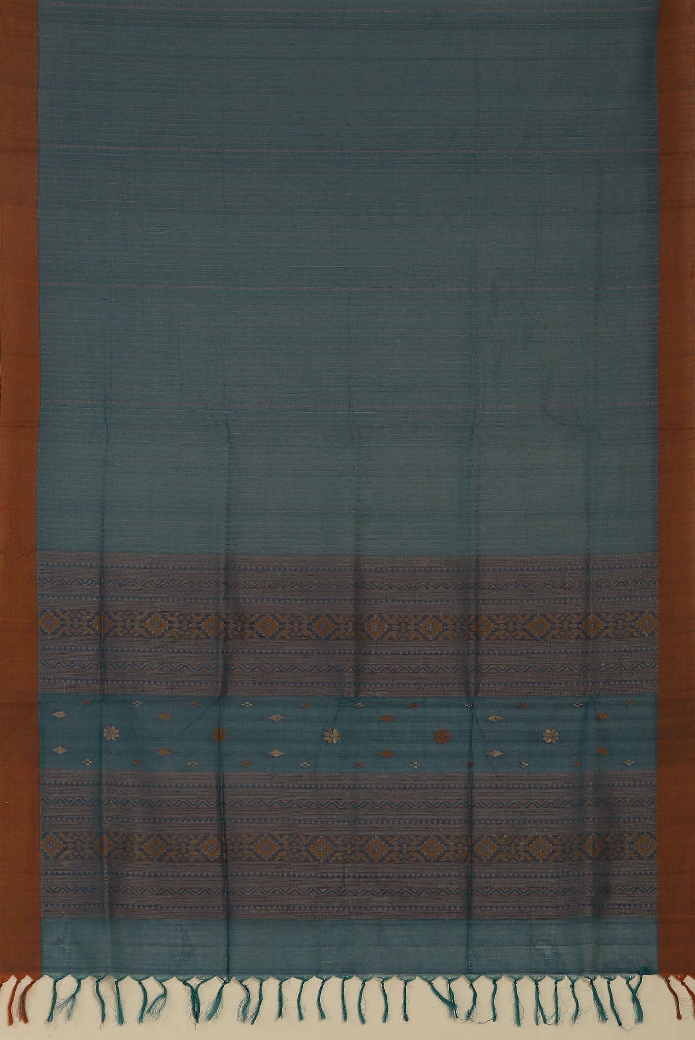 Blue Coimbatore Cotton Saree