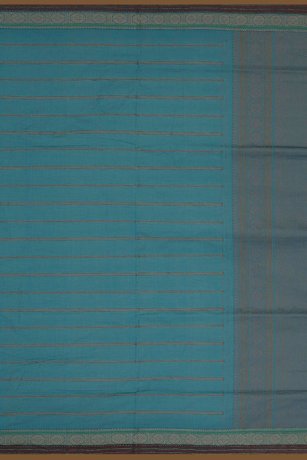 Blue Cotton Saree