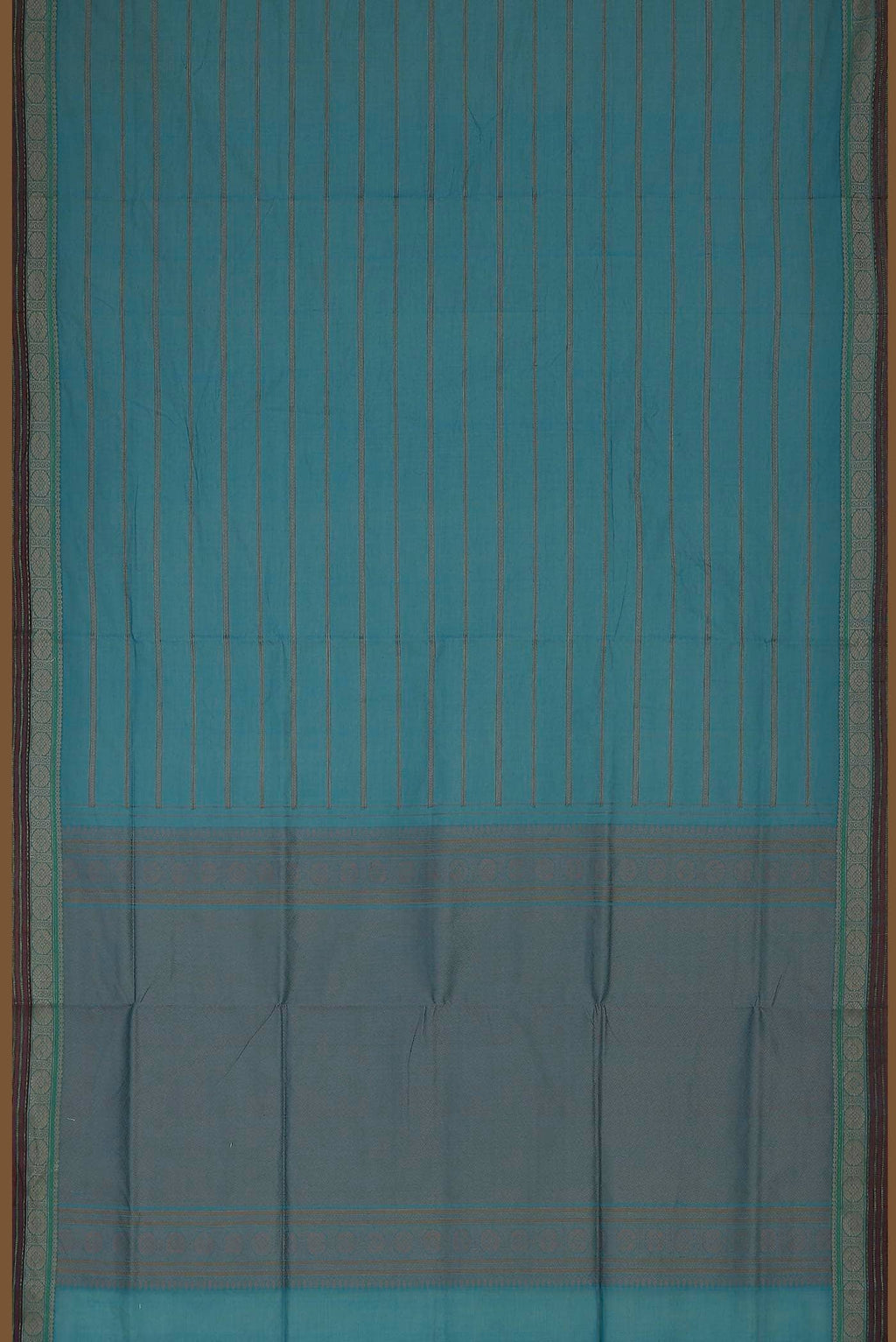 Blue Cotton Saree