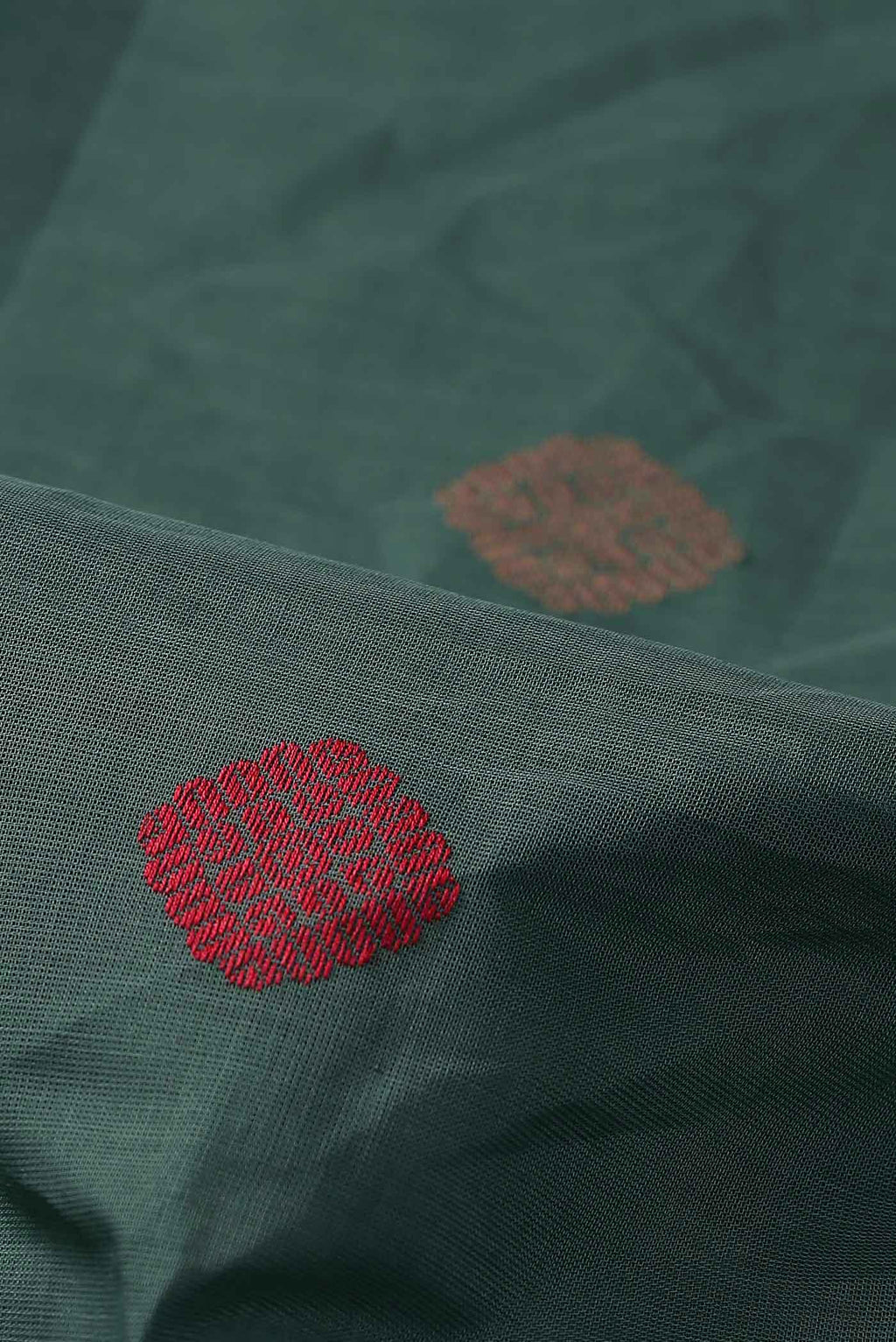 Green Coimbatore Cotton Saree