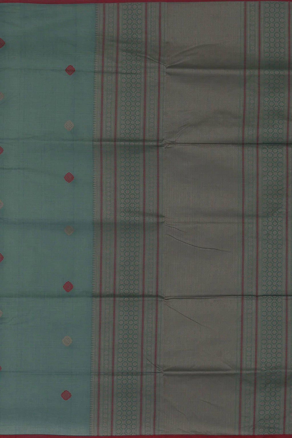 Green Coimbatore Cotton Saree