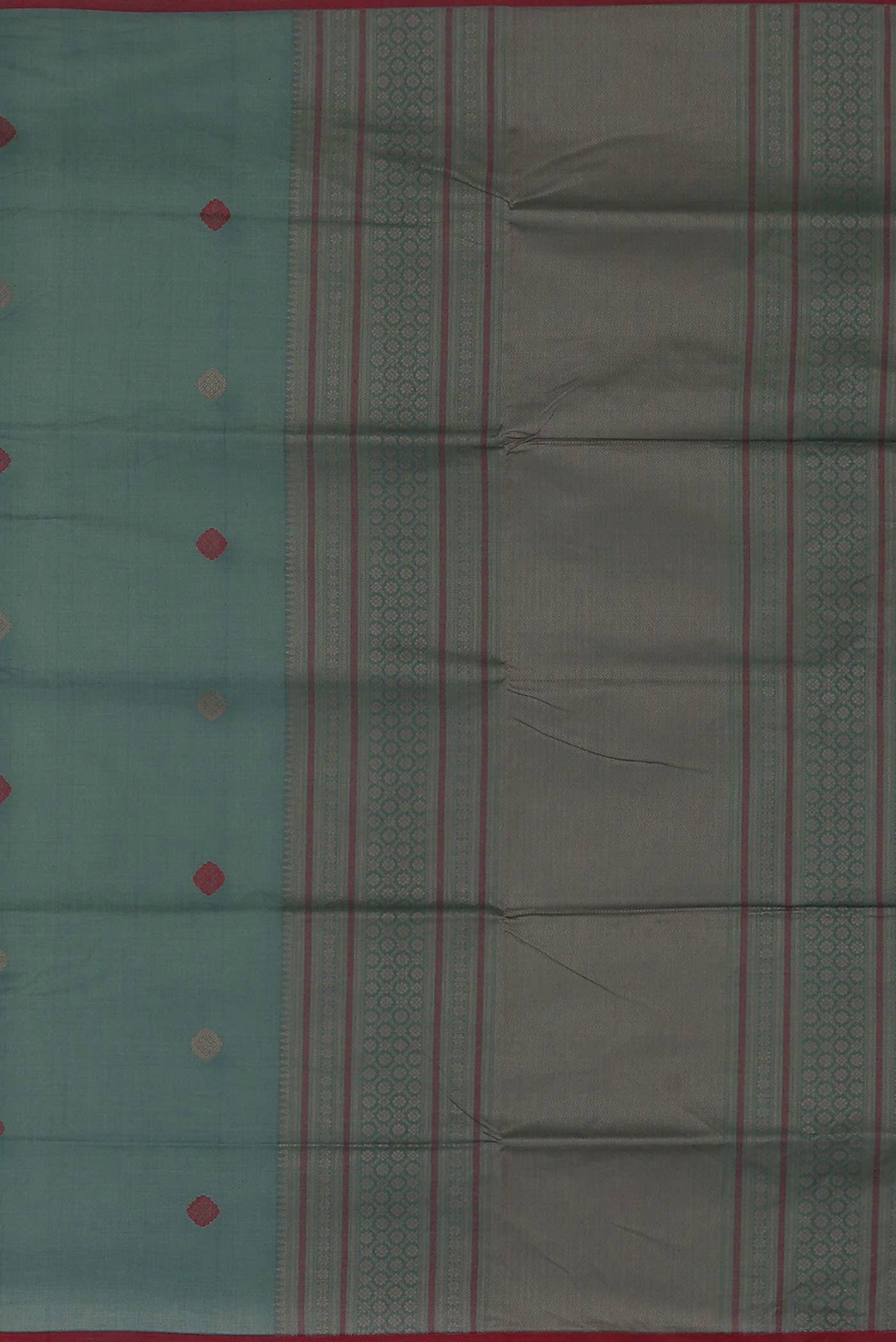 Green Coimbatore Cotton Saree