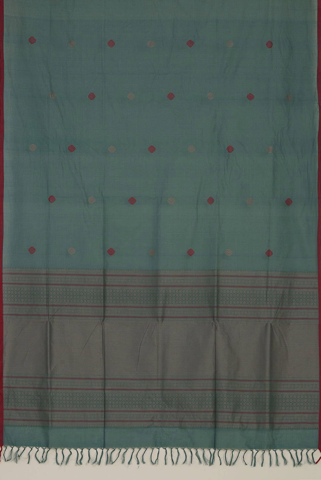 Green Coimbatore Cotton Saree