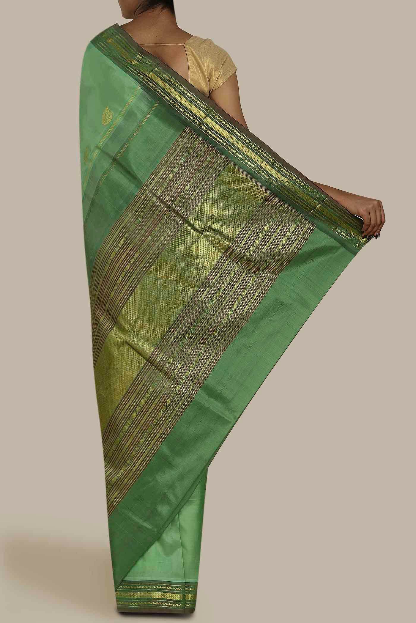 Green Kanchipuram Silk Saree