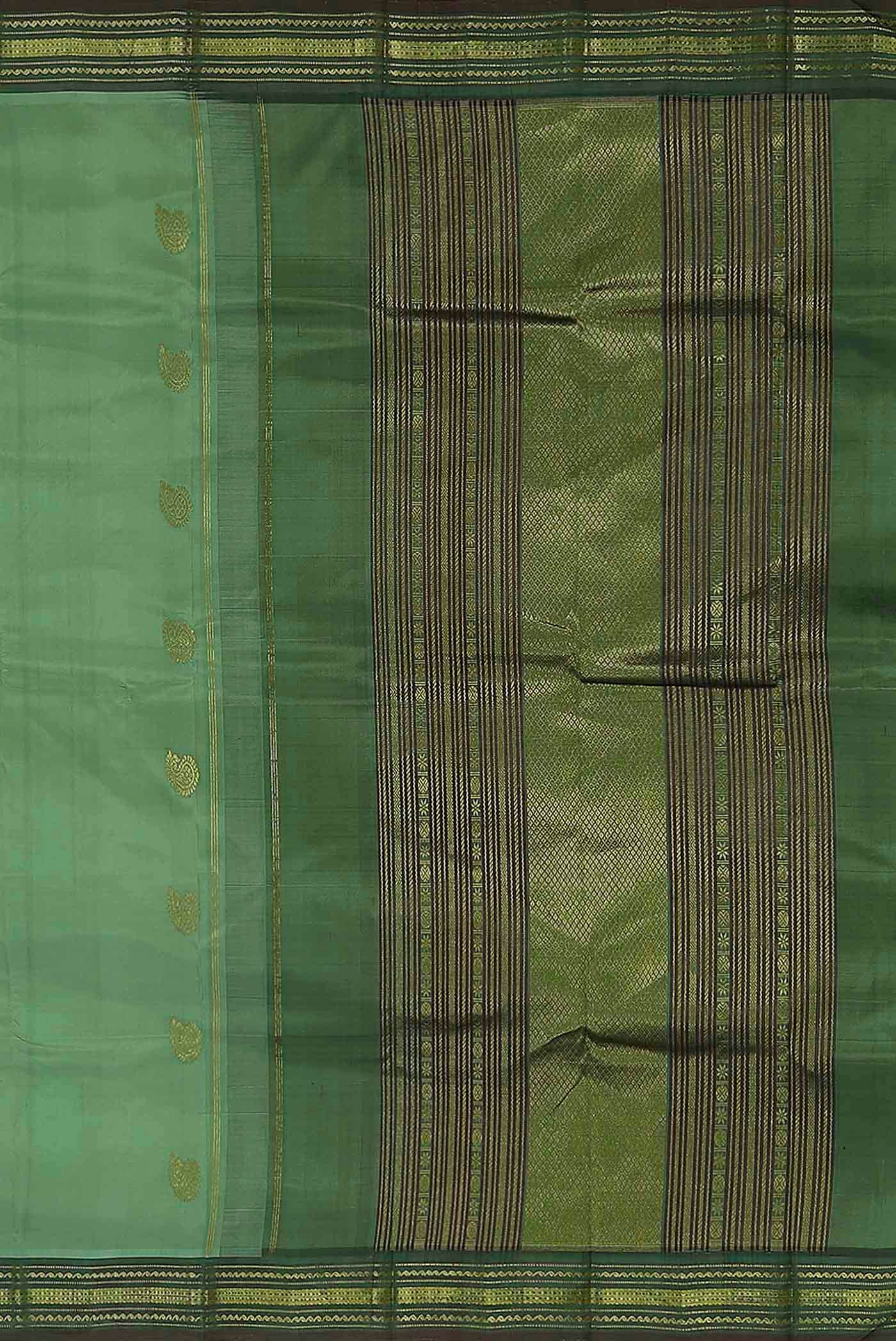 Green Kanchipuram Silk Saree