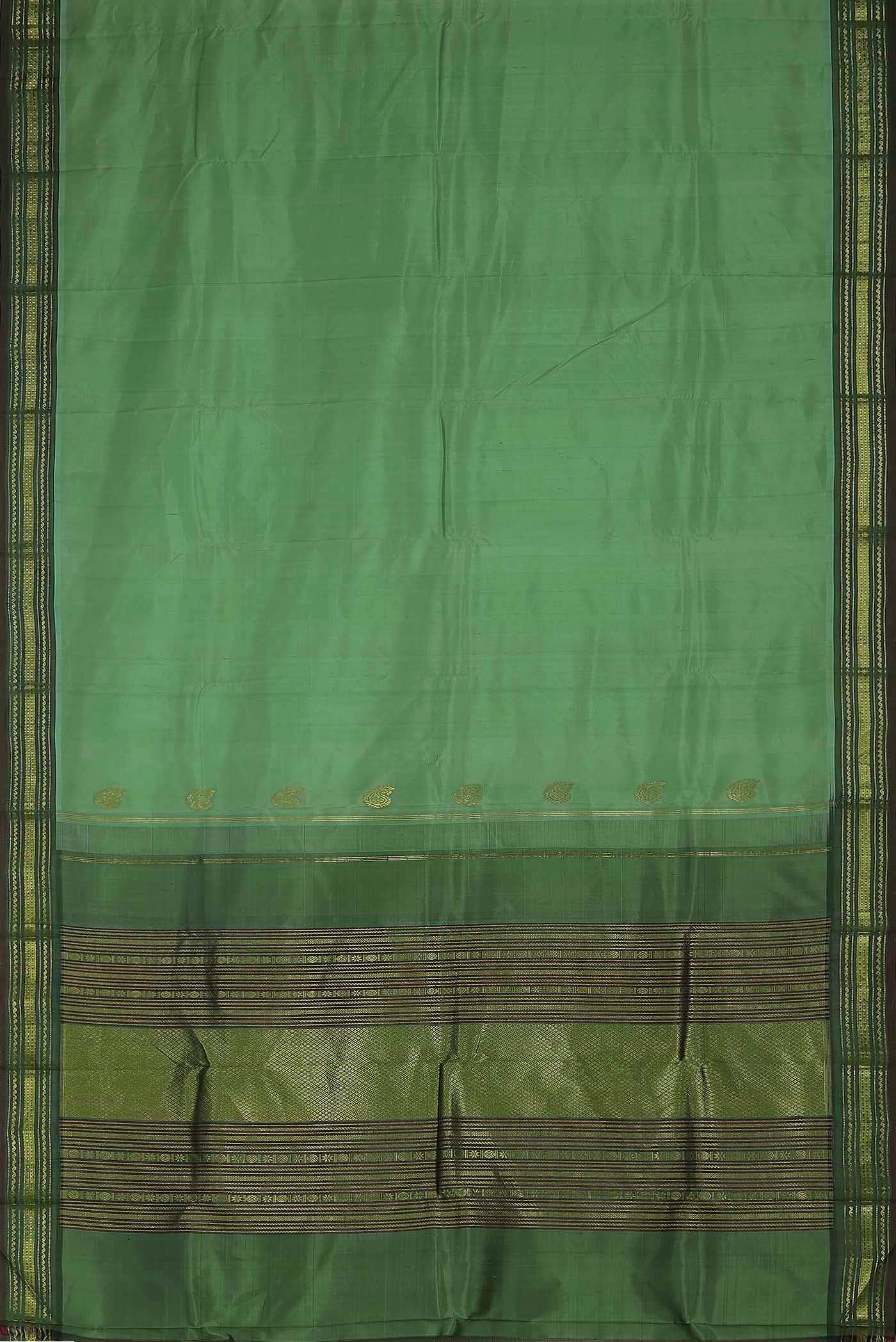 Green Kanchipuram Silk Saree