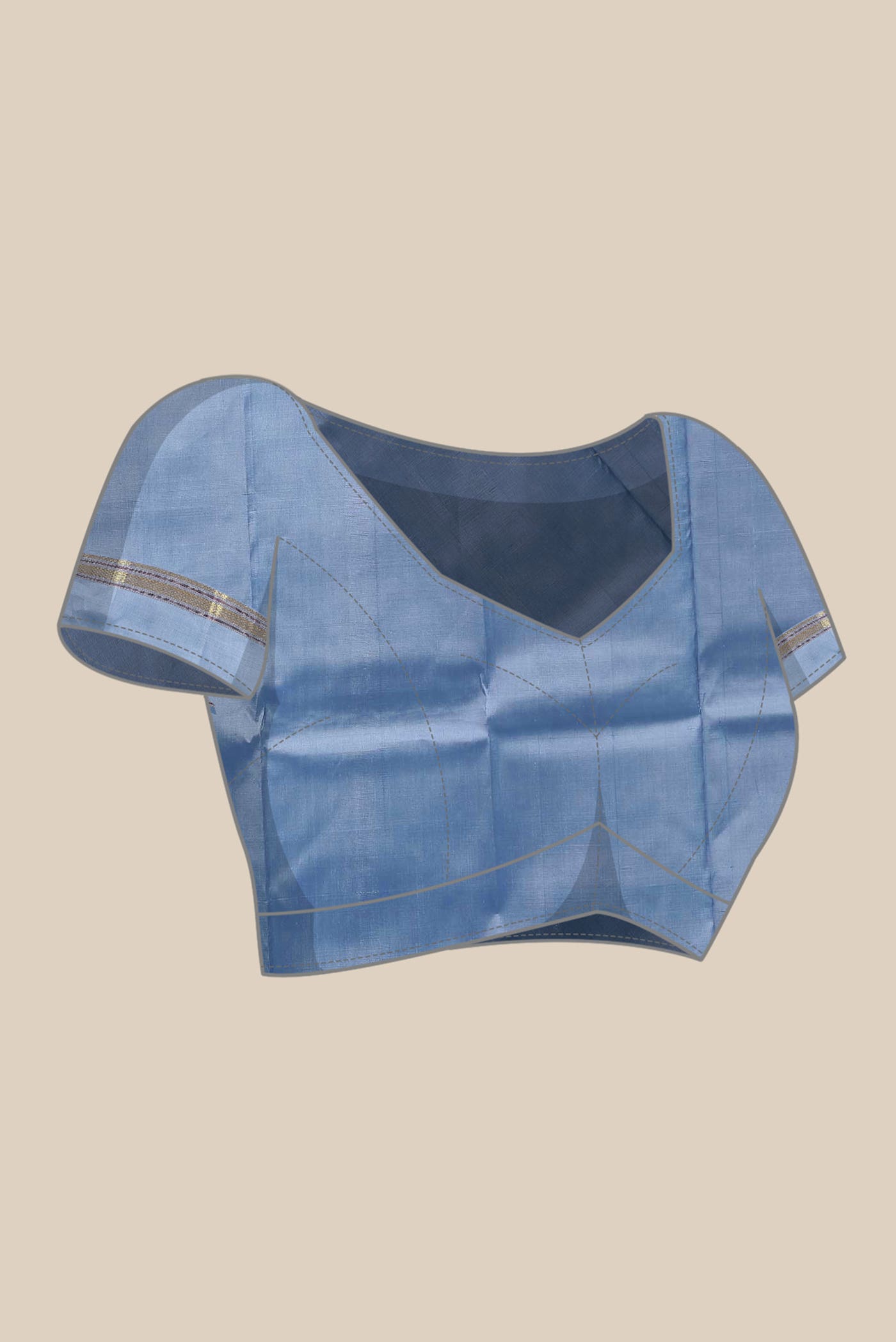 Blue Kanchipuram Silk Saree