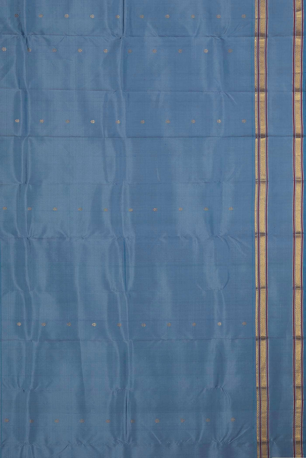 Blue Kanchipuram Silk Saree