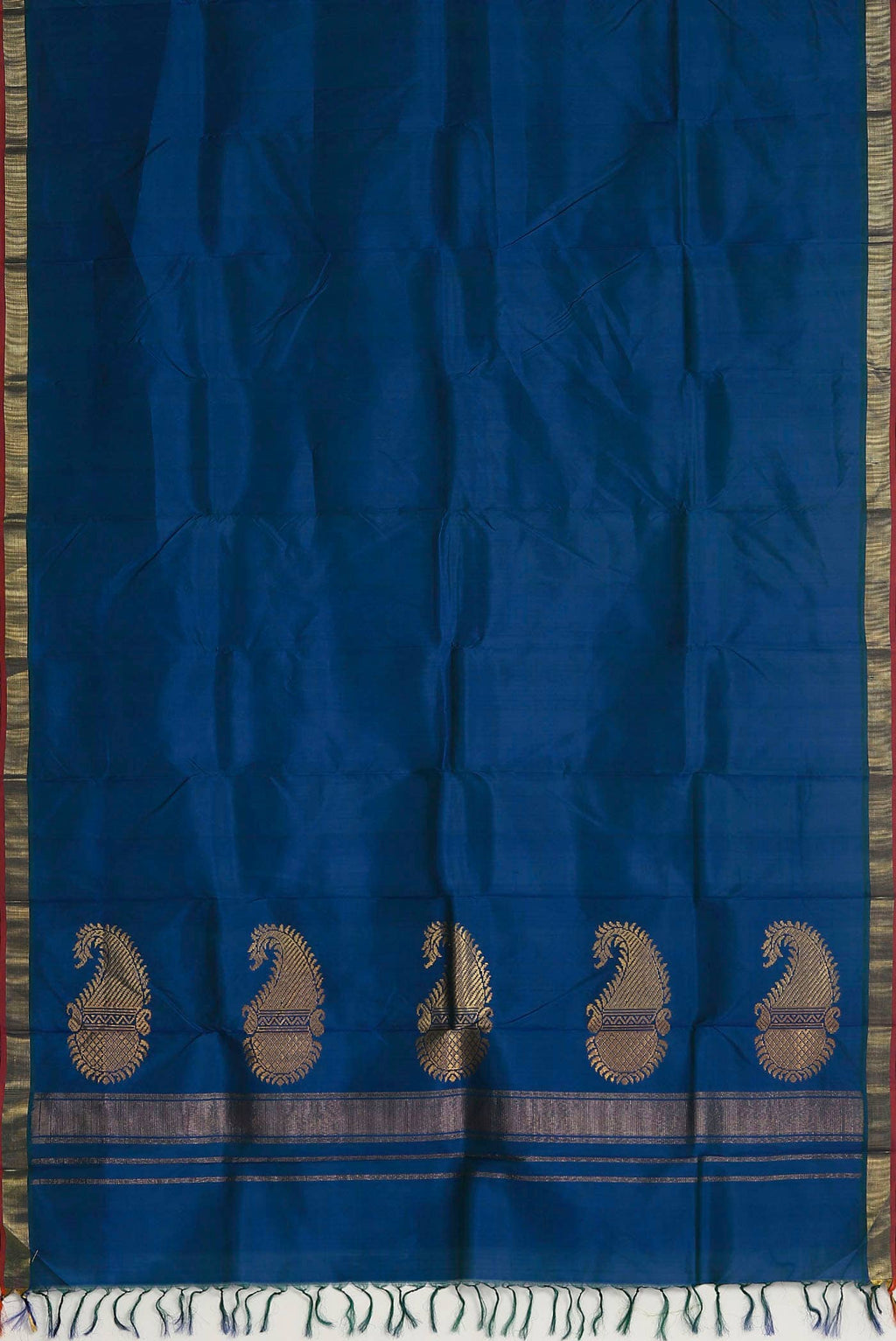 Blue Kanchipuram Silk Saree