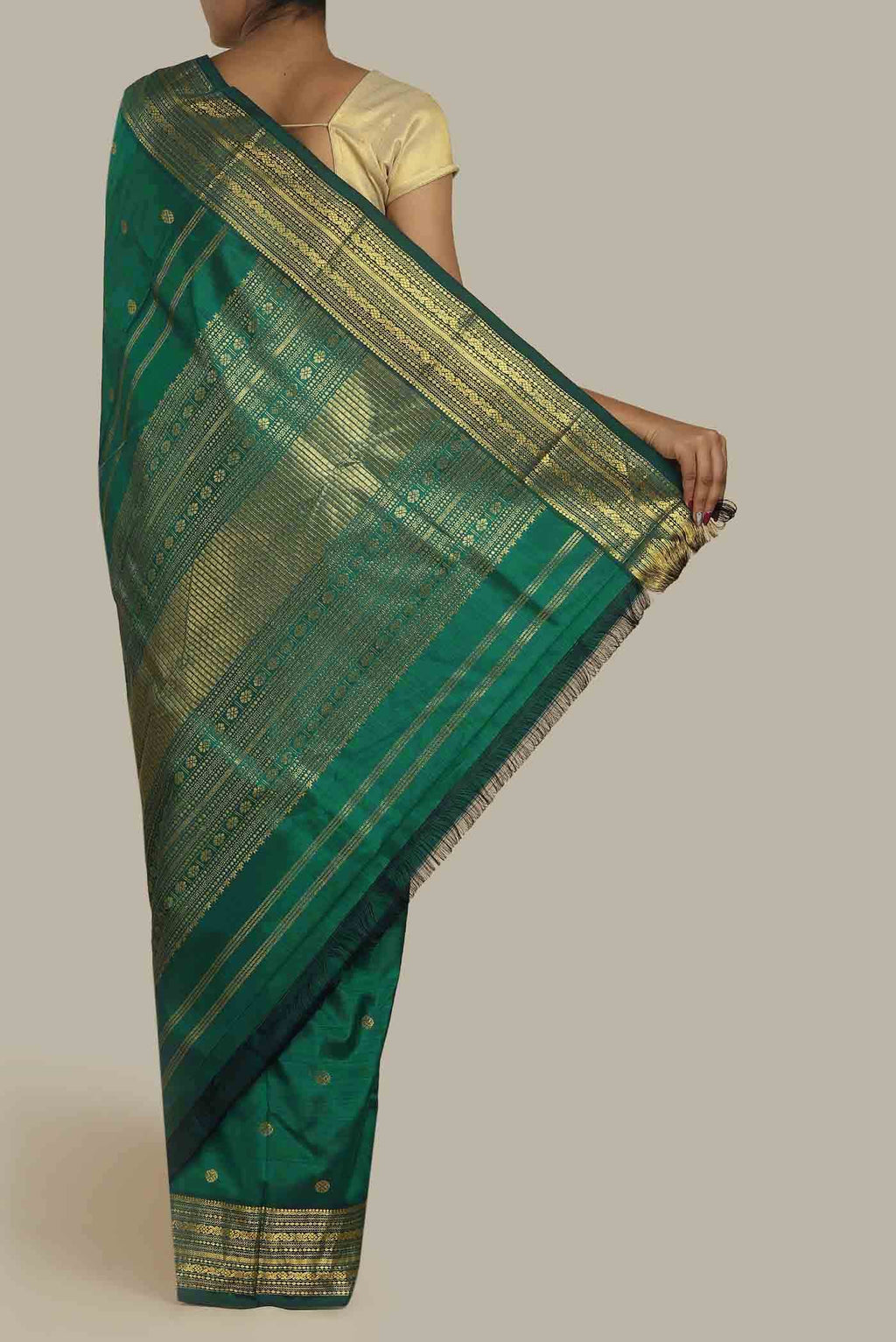 Green Kanchipuram Silk Saree