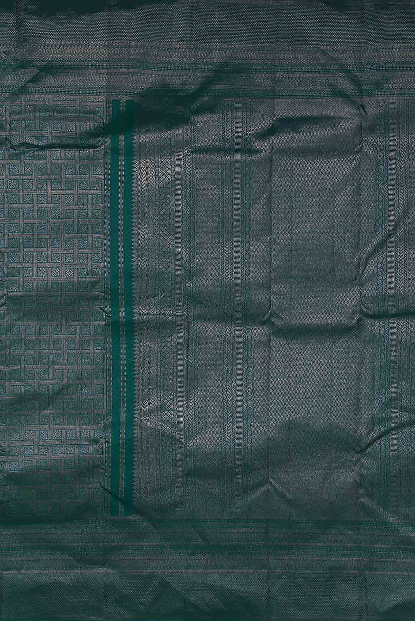 Blue Kanchipuram Silk Saree
