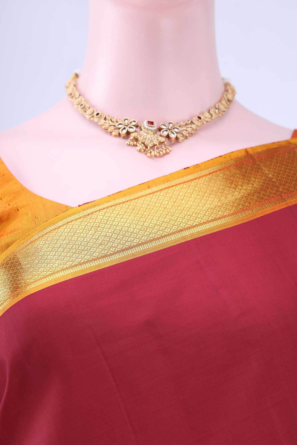 Red Kanchipuram Silk Saree