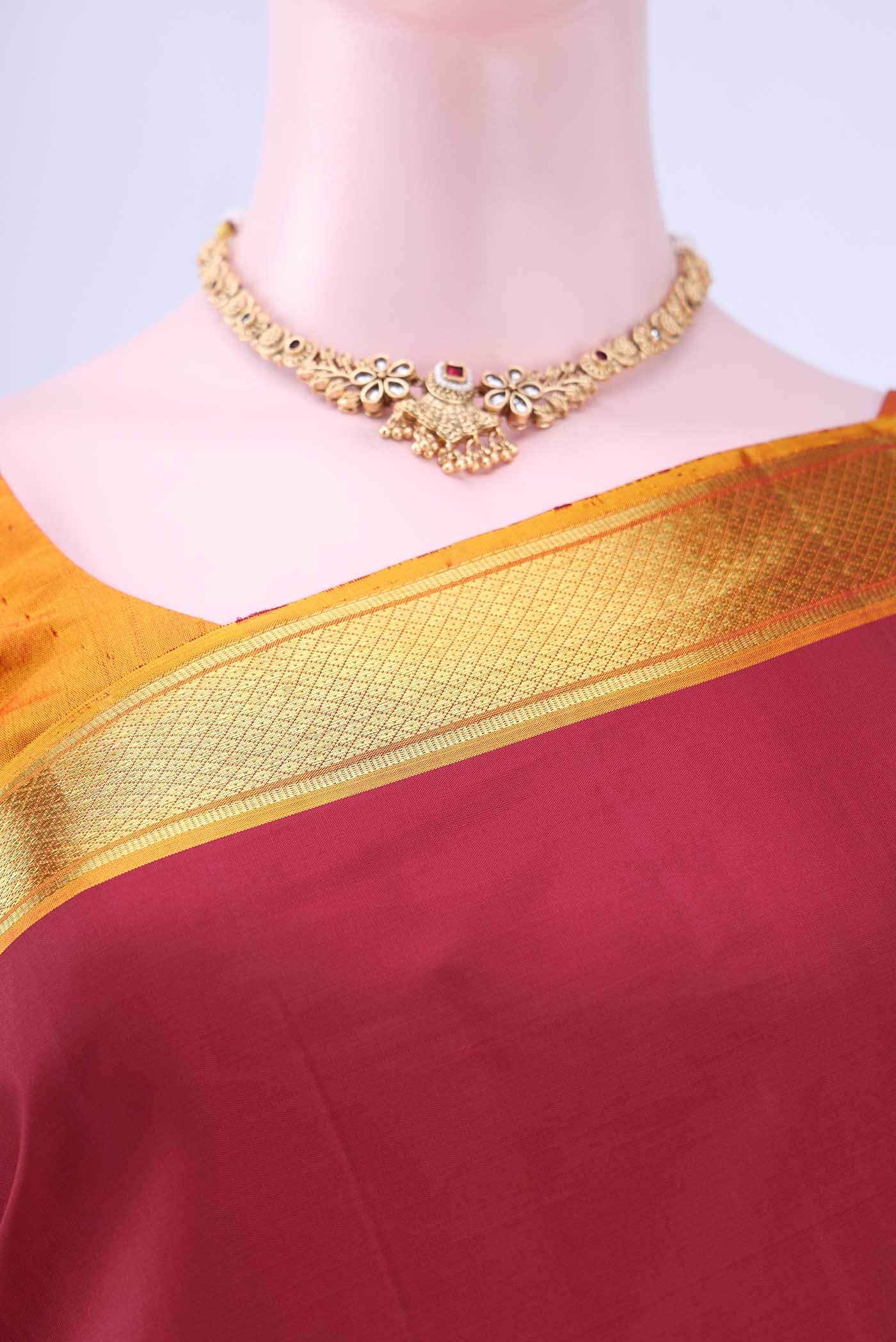 Red Kanchipuram Silk Saree