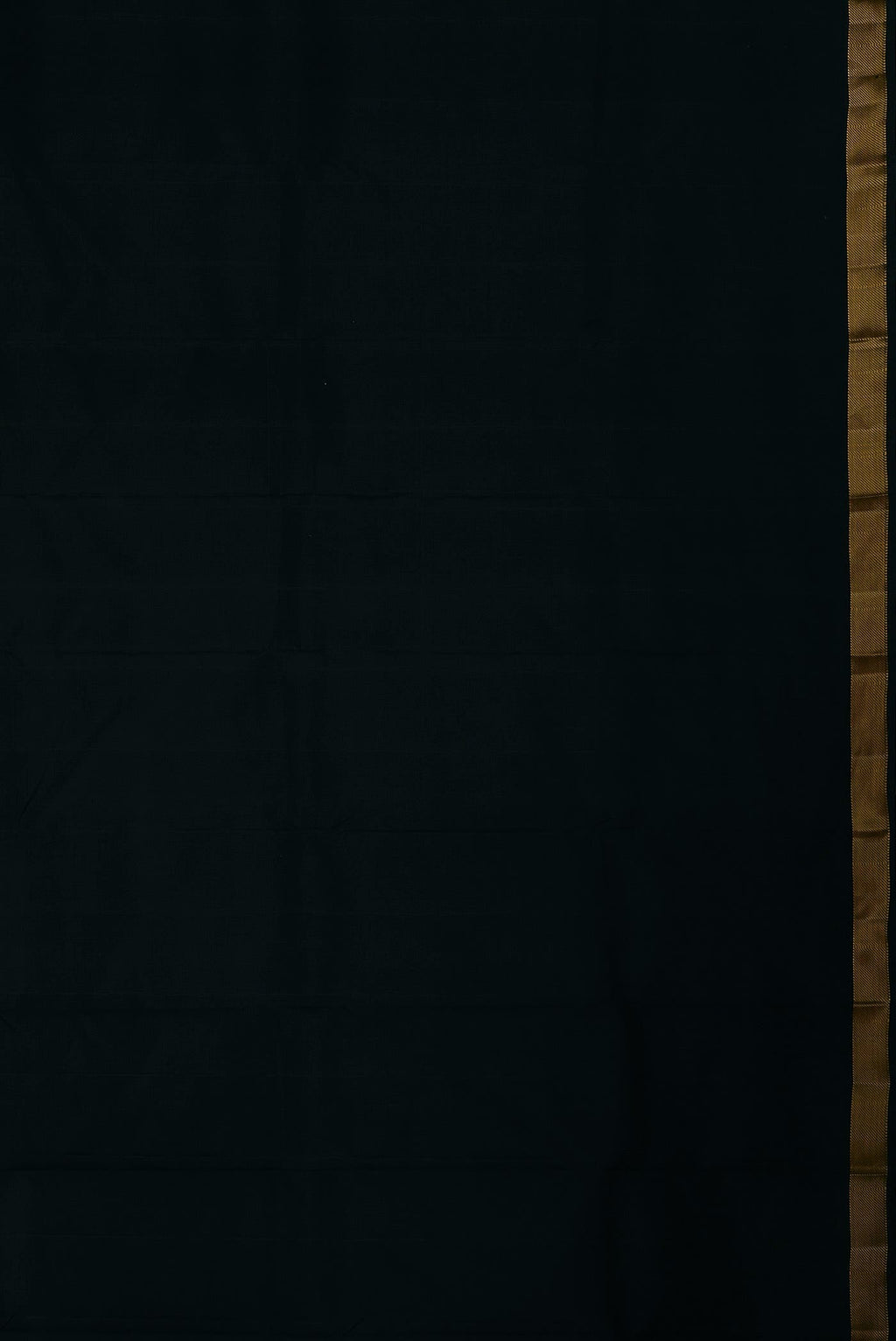 Black Bangalore Silk Saree