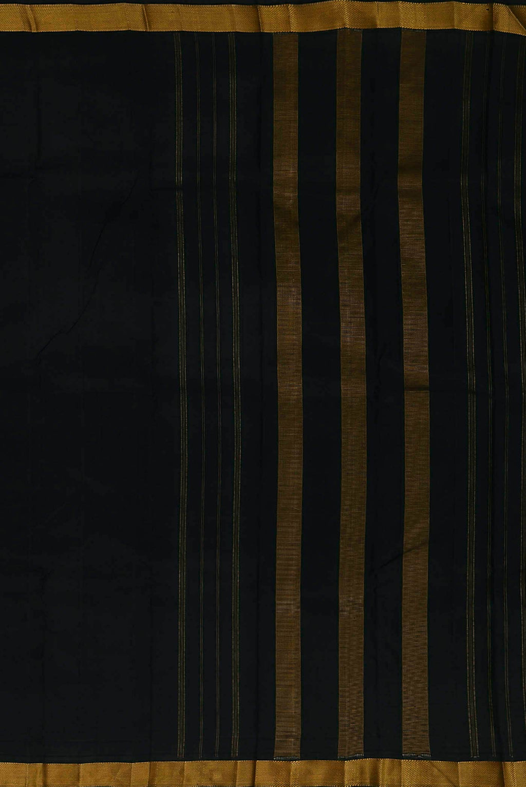 Black Bangalore Silk Saree