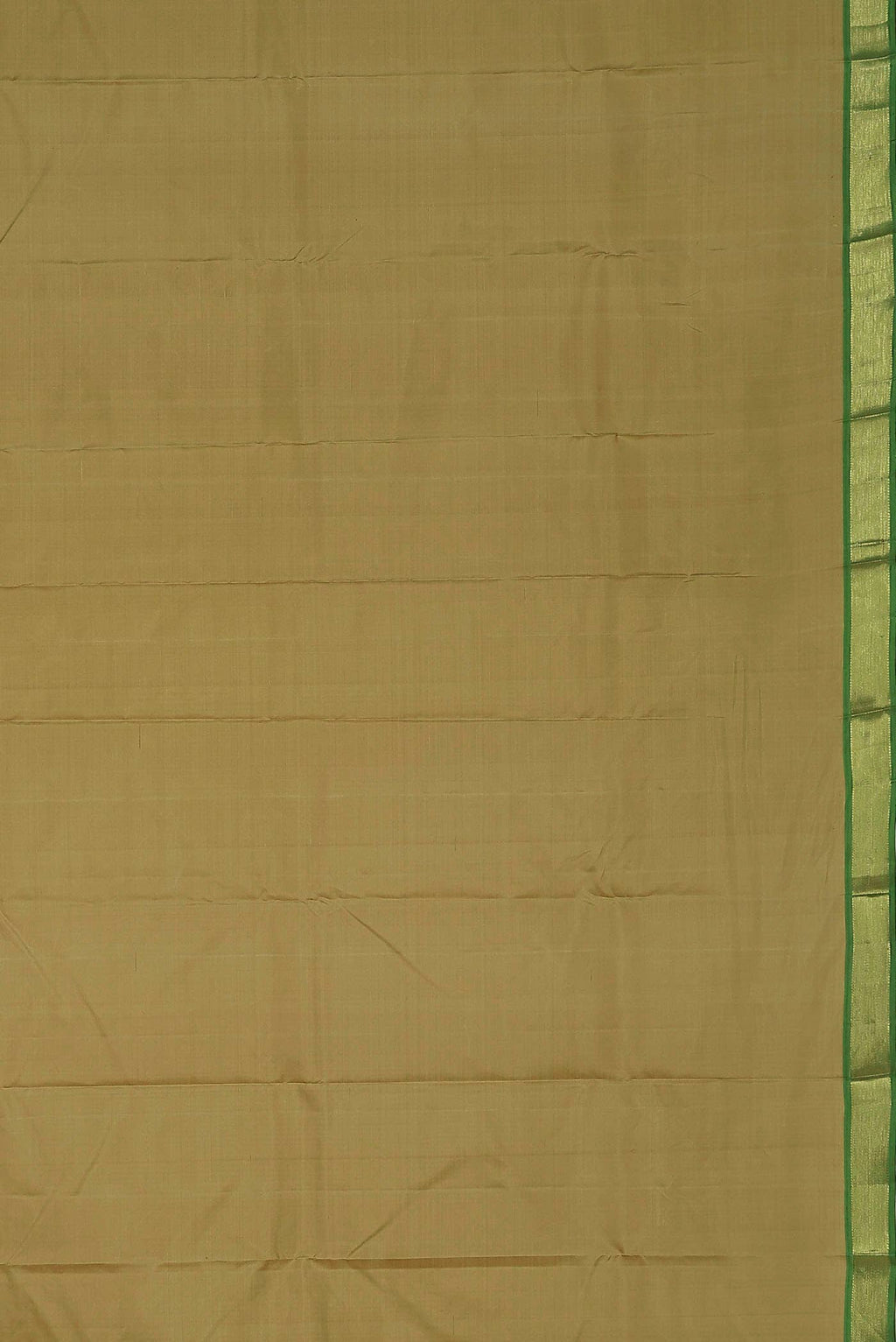 Beige Kanchipuram Silk Saree