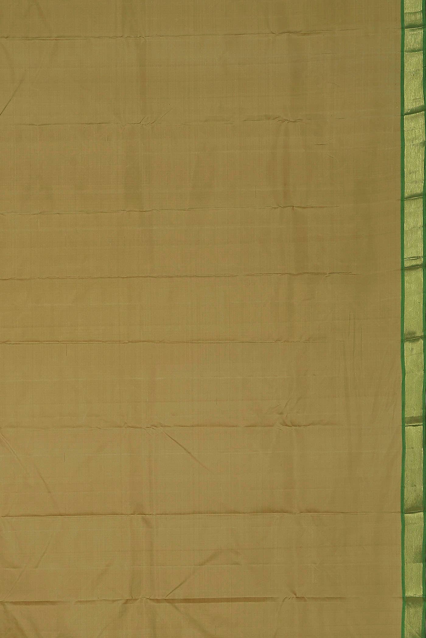 Beige Kanchipuram Silk Saree
