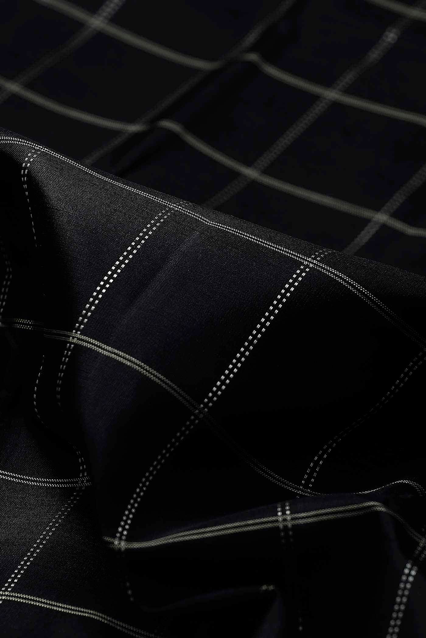 Black Kanchipuram Silk Saree