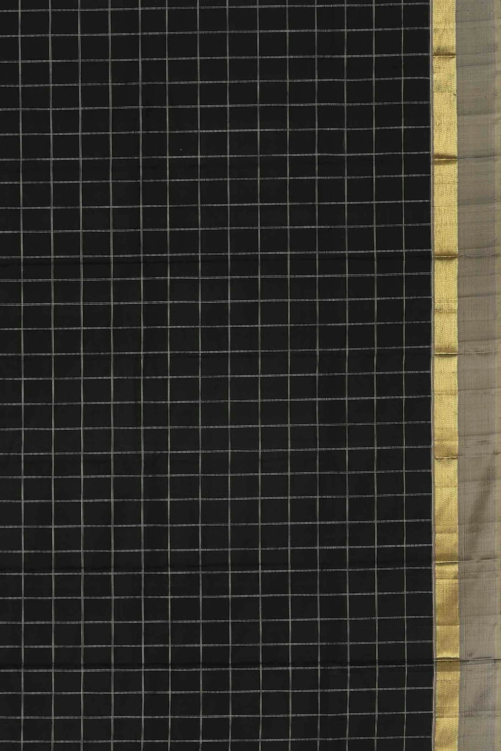 Black Kanchipuram Silk Saree
