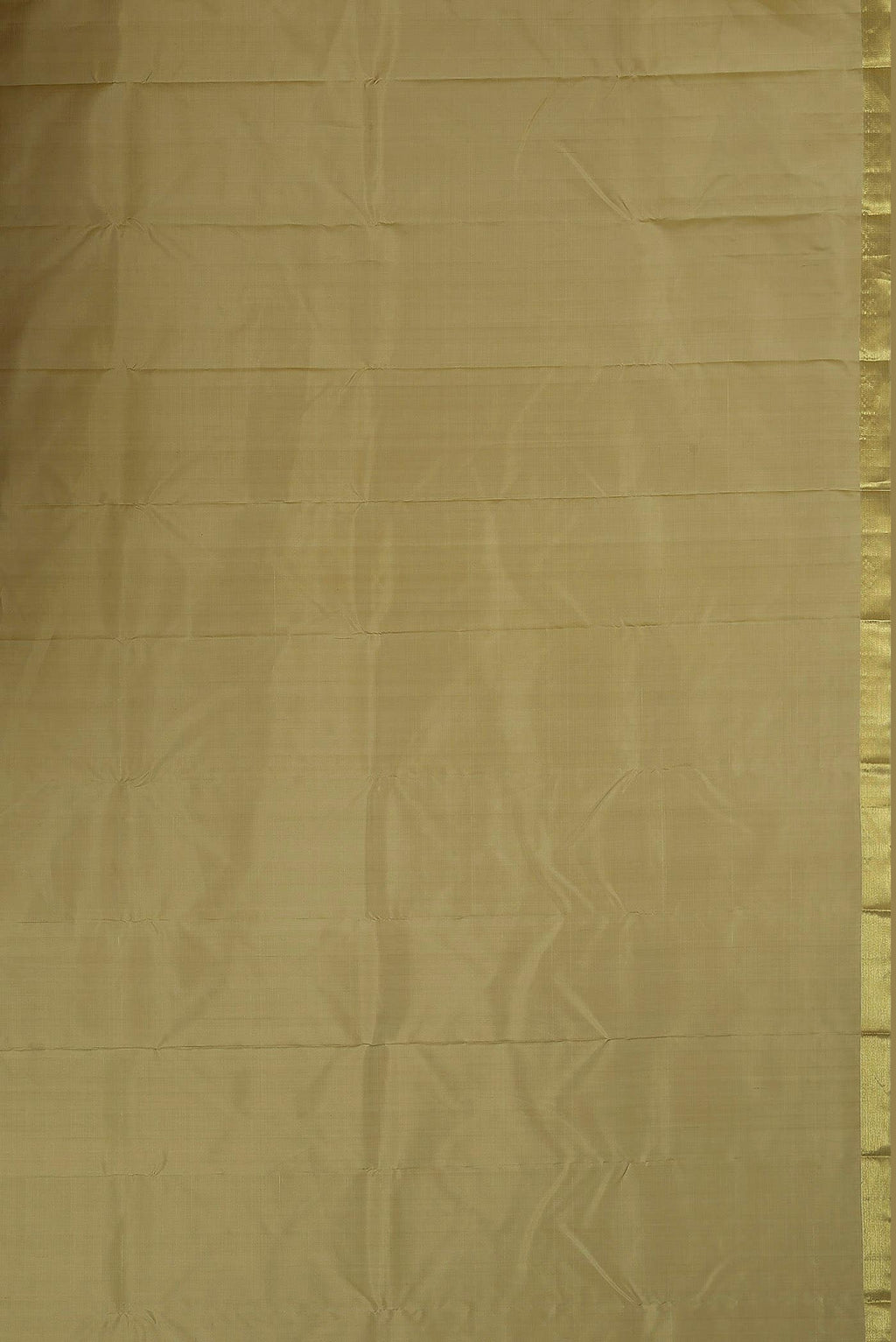 Beige Kanchipuram Silk Saree