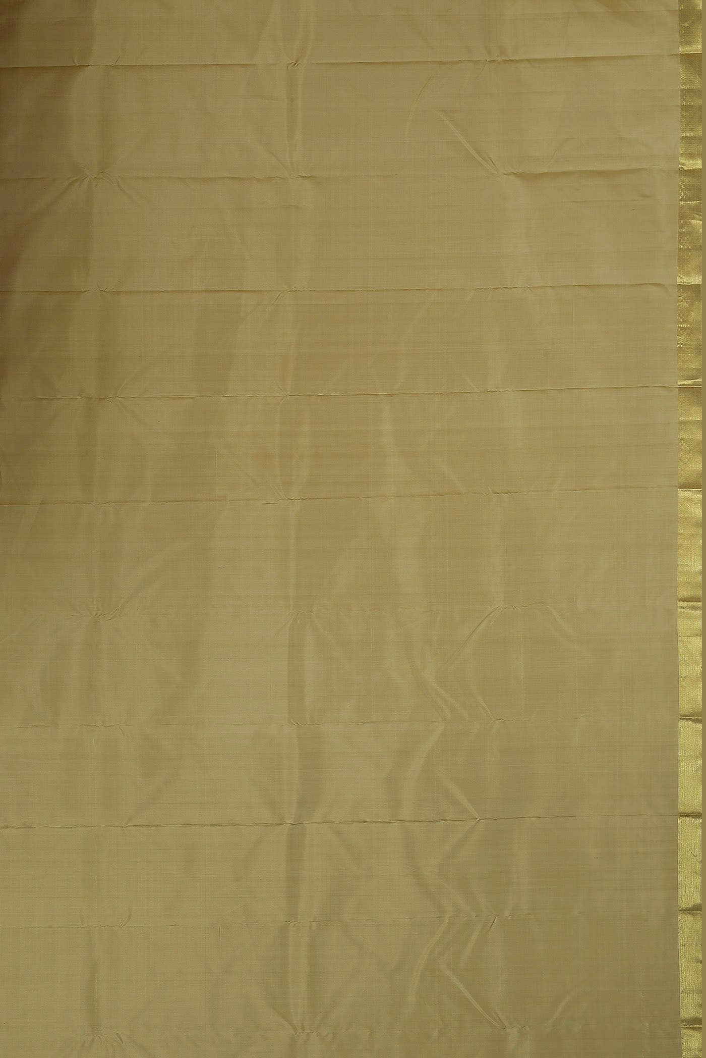 Beige Kanchipuram Silk Saree