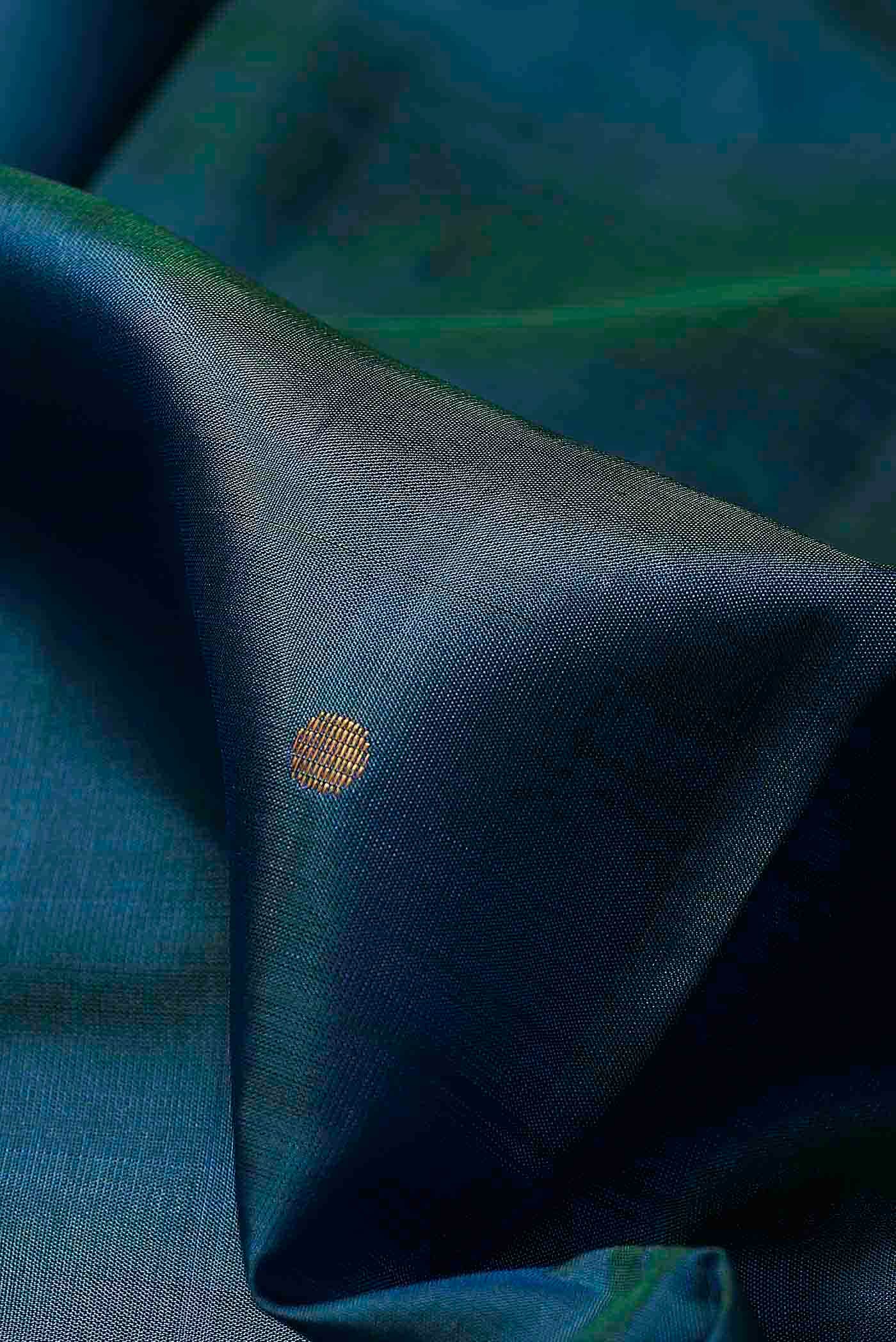 Blue Kanchipuram Silk Saree