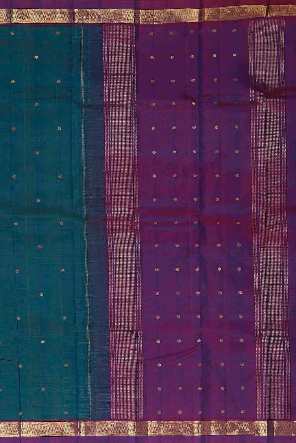 Blue Kanchipuram Silk Saree