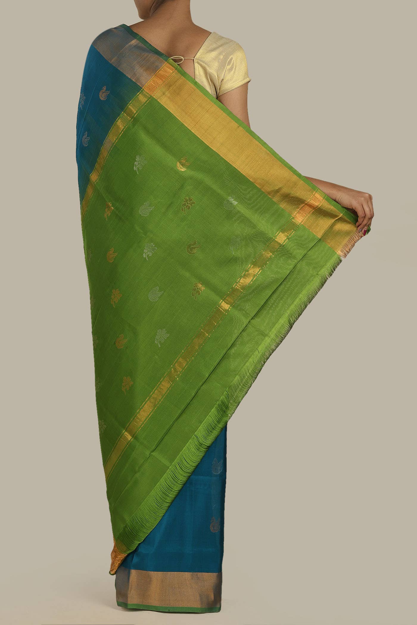 Blue Uppada Silk Saree