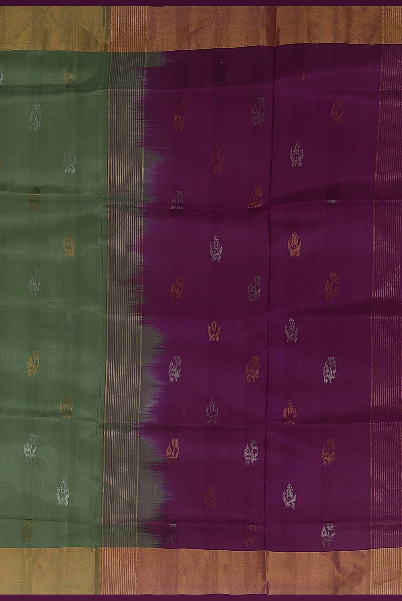 Sage Green Uppada Silk Saree