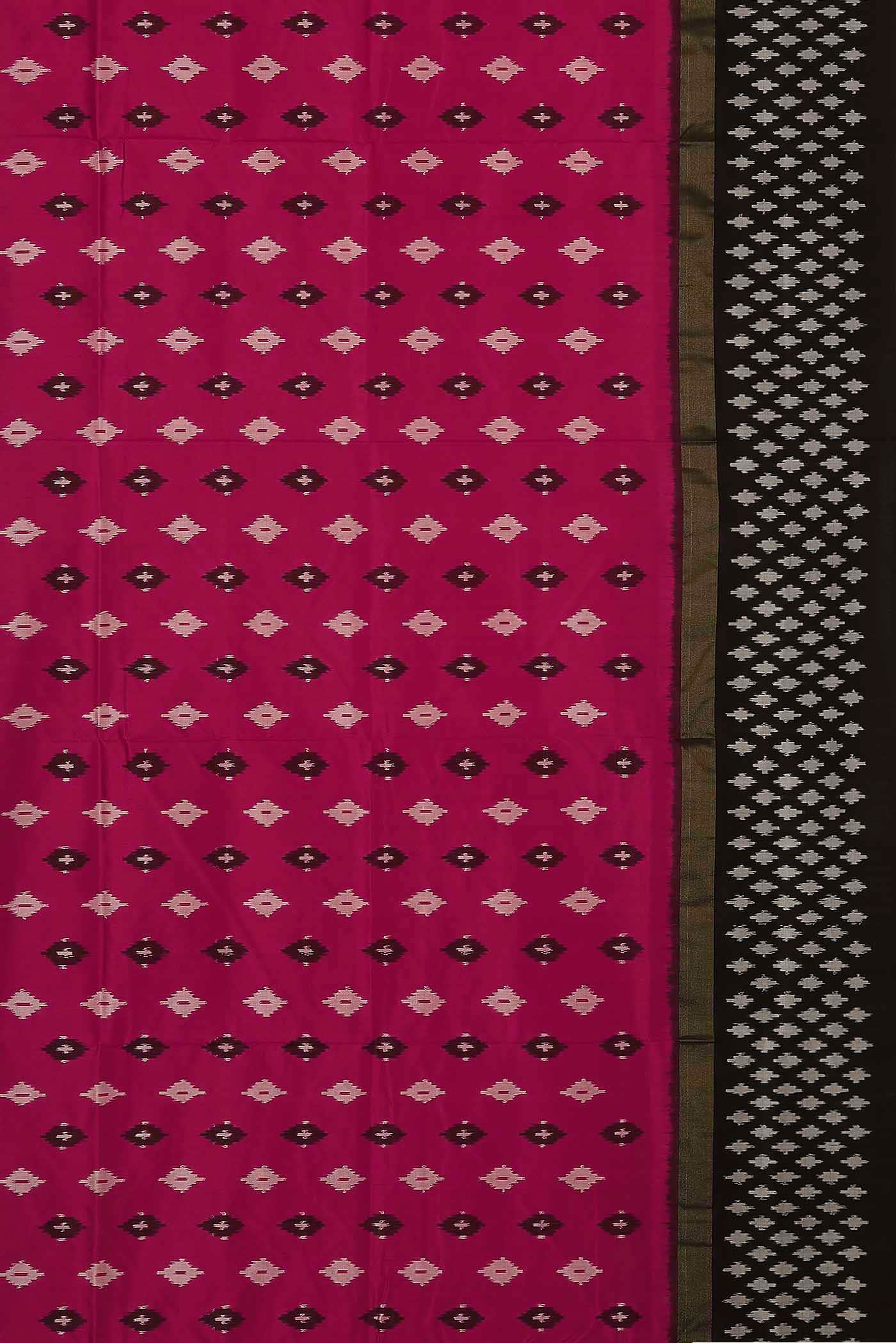 Pink Pochampally Silk Saree