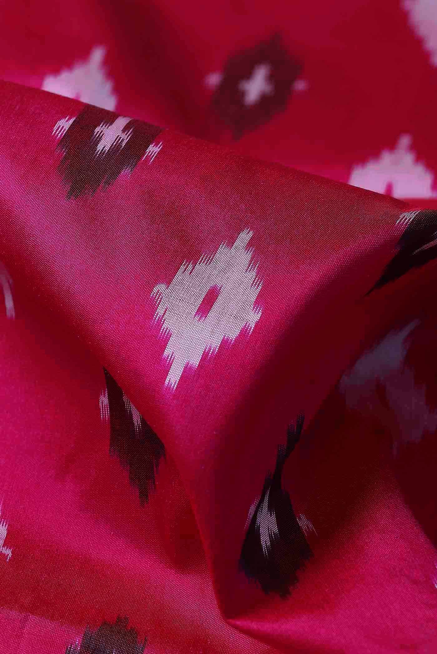 Pink Pochampally Silk Saree